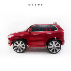 VOLVO 沃尔沃 原厂正版童车 儿童四轮遥控汽车男女小孩童车宝宝玩具车 酒红色
