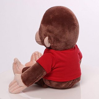 GUND 冈德 好奇猴乔治 Curious George毛绒玩具 红色