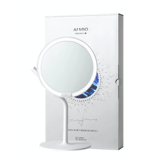 AMIRO觅光 MINI2.0 高清日光镜 白色 含放大镜 梳妆镜