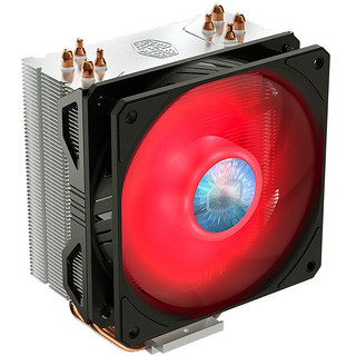 COOLER MASTER 酷冷至尊 Cooler Master) 暴雪T400A V2风冷散热器(仅支持AM4/4热管/风量静音风扇/红光LED/直触热管)