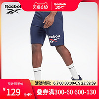 Reebok 锐步 官方运动健身基础RI FT BL SHORT男子短裤GI8625