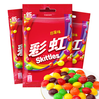 skittles彩虹果汁糖原果味45g