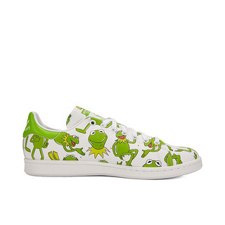 adidas Originals Stan Smith Disney联名款 中性运动板鞋 FZ2707 白/绿/红 40.5