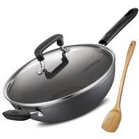 ASD 爱仕达 CL32Y5WT 炒锅(32cm、不粘、铝合金、黑色)