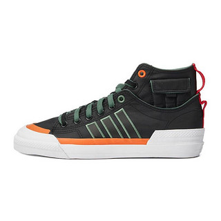 adidas Originals NIZZA HI DL 中性运动帆布鞋 GZ2653 深藏青蓝/白/橙色/绿 46.5