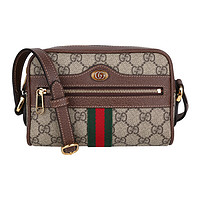 GUCCI 古驰 女士斜挎包 517350 96IWS 8745 卡其/红绿拼色