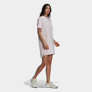 adidas Originals TEE DRESS 女子运动连衣裙 H56459 珍珠水晶紫 40