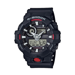 CASIO 卡西欧 G-SHOCK YOUTH系列 53.4毫米石英腕表 GA-700-1A