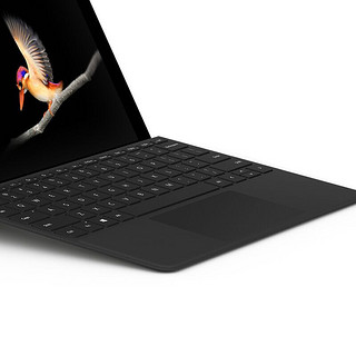 Microsoft 微软  Surface Go 键盘盖 典雅黑 磁吸易拆卸 聚氨酯材质 磨砂手感 键盘背光+玻璃精准式触控板