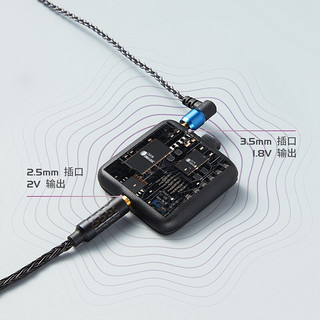 ikko ITM05 数字解码耳放苹果背夹电源转接口Lightning转接TYPE-C转3.5转接头 黑色 苹果版