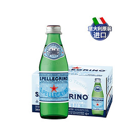 S.PELLEGRINO 圣培露 含气天然矿泉水 玻璃瓶装 250m*24瓶