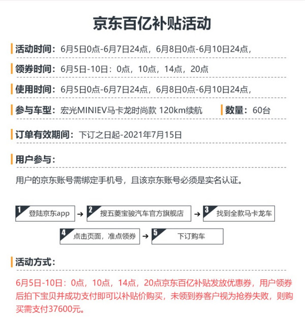 WULING 五菱汽车 宏光 MINI EV 马卡龙时尚款