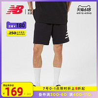new balance New Balance NB官方男款AMS01915夏季经典logo宽松运动休闲短裤