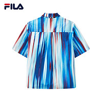 FILA 斐乐 X3.1Phillip lim斐乐男士短袖2021夏季新款条纹休闲沙滩半袖