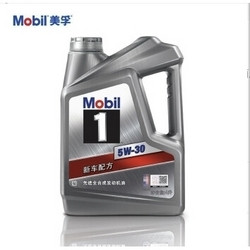 Mobil 美孚 1号 银美 小保养套餐 全合成机油 5W-30 SN 5L