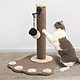 猫抓板玩具剑麻猫爬架瓦楞纸窝猫咪用品耐磨磨爪器逗猫立式猫抓柱