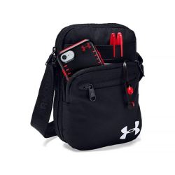 UNDER ARMOUR 安德玛 官方UA Crossbody男女运动斜挎包Under Armour1327794 黑色001 均码