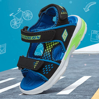 SKECHERS 斯凯奇 男童小童炫酷闪灯鞋