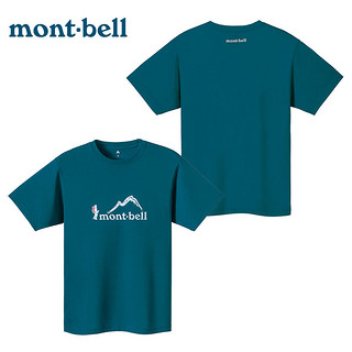 mont·bell 1114411 男款速干圆领T恤  深青色 L