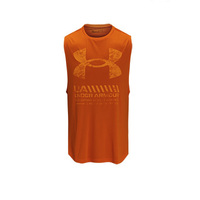 UNDER ARMOUR 安德玛 Velocity 男子运动背心 1362303-844 橙色 S