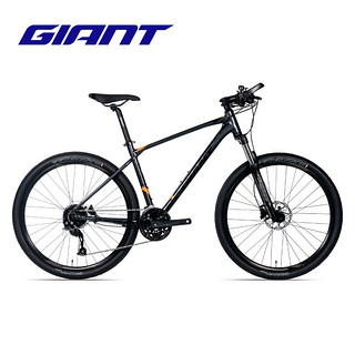 GIANT捷安特ATX 830成人变速铝合金油压碟刹学生避震山地自行车 消光印象深灰 27.5X20 L 建议身高170-185cm