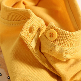Classic Teddy 精典泰迪 儿童套头卫衣 Hello熊款 姜黄色 110cm