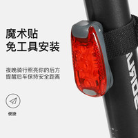 永久代驾骑行装备USB充电自行车闪烁尾灯 便携夜骑警示灯迷你防水LED尾灯 WD002迷你警示尾灯-红色