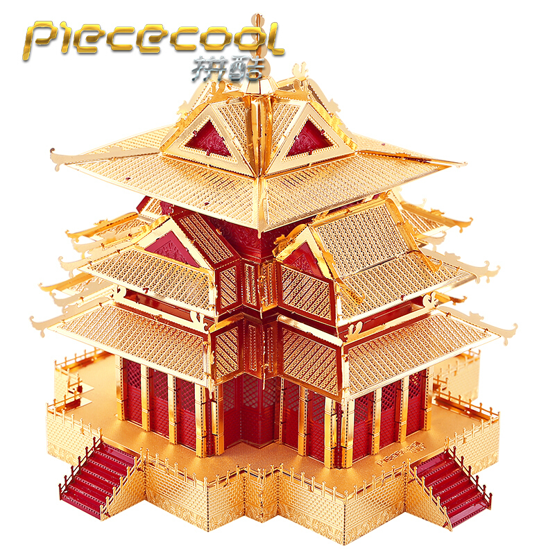 piececool 拼酷 P075-RG 故宫角楼