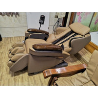 松下（Panasonic）按摩椅豪华按摩椅自动温感按摩多功能智能沙发椅 松下3D机芯EP-MAS1(棕黄色)