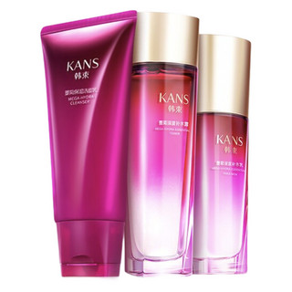 KANS 韩束 墨菊保湿套装 (洁面乳100ml+补水露120ml+补水乳100ml)