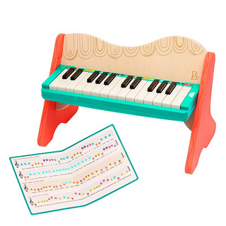 B.Toys 比乐 儿童宝宝木质钢琴乐器电子琴早教启蒙益智音乐玩具