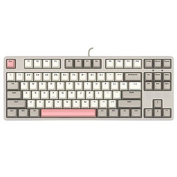 iKBC C200 87键 机械键盘 Cherry红轴 工业灰