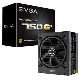 EVGA 750 G+ 金牌（90%）全模组ATX电源 650W