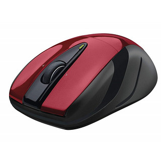 logitech 罗技 M525 2.4G无线鼠标 1000DPI 红色