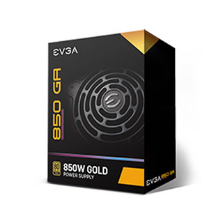 EVGA  850 GA 金牌（90%）全模组ATX电源 850W