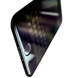 BASEUS 倍思 iPhone 8 全覆盖高清前膜 黑色