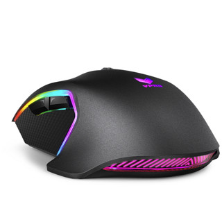 RAPOO 雷柏 V20PRO 有线鼠标 8000DPI RGB 黑色