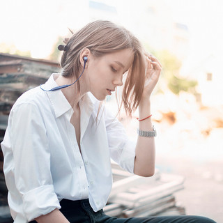 audio-technica 铁三角 ATH-CKS550XBT 入耳式颈挂式蓝牙耳机 黑色