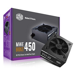 COOLER MASTER 酷冷至尊 MWE 450 铜牌（85%）机箱电源 450W