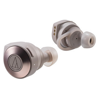 audio-technica 铁三角 ATH-CKS5TW 入耳式真无线动圈蓝牙耳机 卡其色