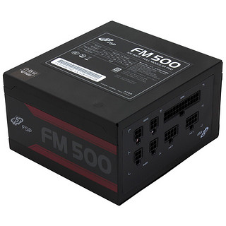 FSP 全汉 FM500 白牌（80%）全模组ATX电源 500W