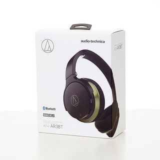 audio-technica 铁三角 AR3BT 耳罩式头戴式蓝牙耳机 黑色
