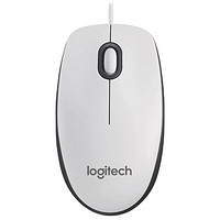 logitech 罗技 M100r 有线鼠标 1000DPI 白色