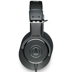 audio-technica 铁三角 M20x 耳罩式头戴式动圈有线耳机 黑色 3.5mm