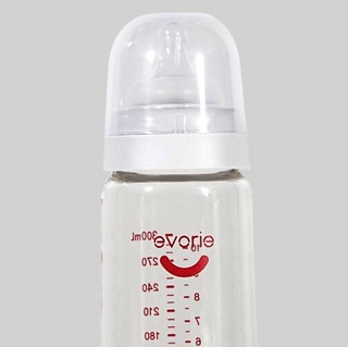 evorie 爱得利 晶钻系列 A99 玻璃奶瓶 300ml 2月+