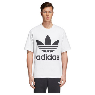 adidas Originals Oversized Tee 男子运动T恤 CW1212 白色 L