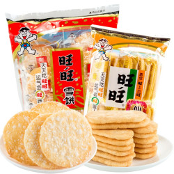 旺旺饼干_want want 旺旺 仙贝52g 雪饼84g多少钱-什么值得买