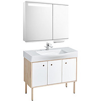 KOHLER 科勒 利奥系列 K-30013T 北欧浴室柜组合 100cm 白色