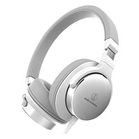 audio-technica 铁三角 SR5 耳罩式头戴式动圈有线耳机 白色 3.5mm