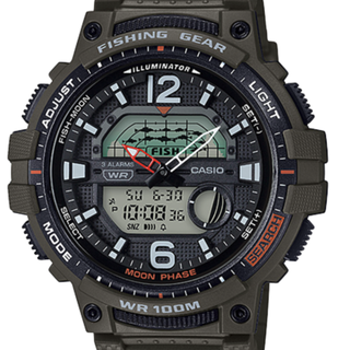 CASIO 卡西欧 Analogue指针 STANDARD-MAN系列 47.9毫米石英腕表 WSC-1250H-3A